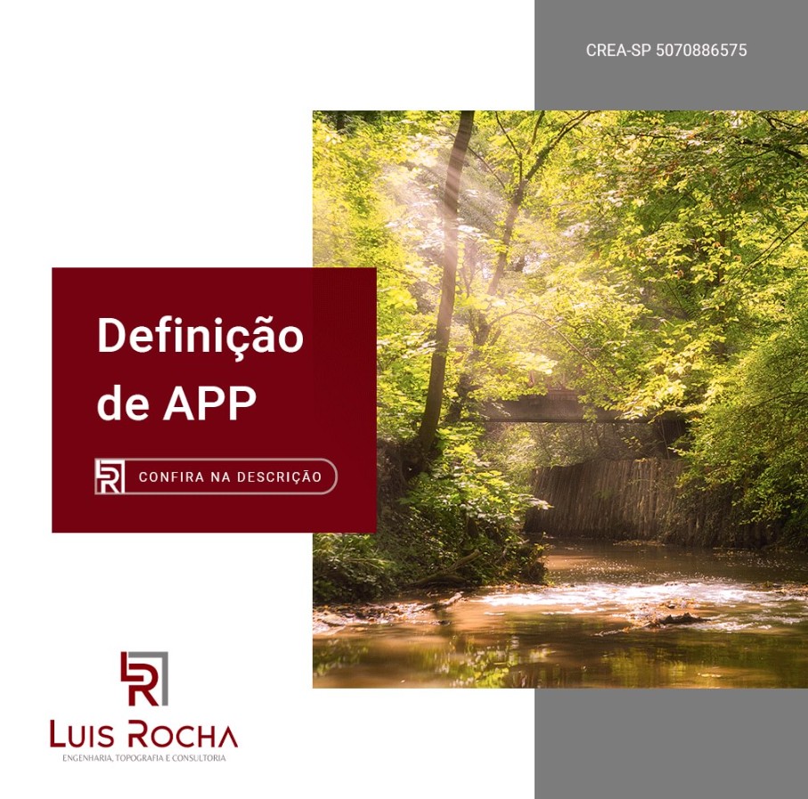 Definição de APP - área de preservação permanente